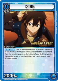 Kirito (040) | UE07BT: Sword Art Online Release Event Cards | Uncommon | Normal | #UEPR/SAO-1-040