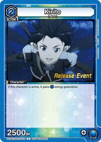 Kirito (052) | UE07BT: Sword Art Online Release Event Cards | Uncommon | Normal | #UEPR/SAO-1-052