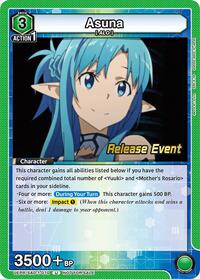 Asuna (070) | UE07BT: Sword Art Online Release Event Cards | Uncommon | Normal | #UEPR/SAO-1-070