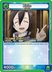 Kirito (085) | UE07BT: Sword Art Online Release Event Cards | Uncommon | Normal | #UEPR/SAO-1-085