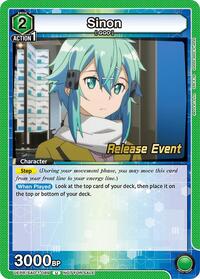Sinon (089) | UE07BT: Sword Art Online Release Event Cards | Uncommon | Normal | #UEPR/SAO-1-089