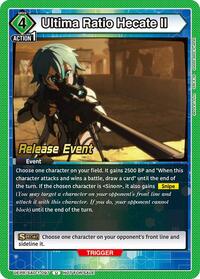 Ultima Ratio Hecate II | UE07BT: Sword Art Online Release Event Cards | Uncommon | Normal | #UEPR/SAO-1-097