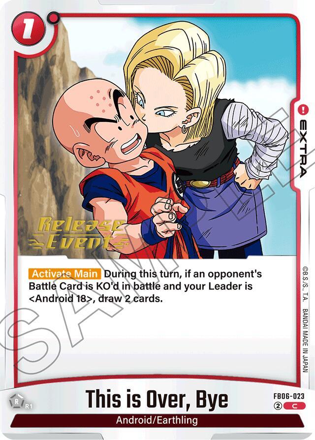 DBS Fusion World: Rivals Clash Release Event Cards Singles