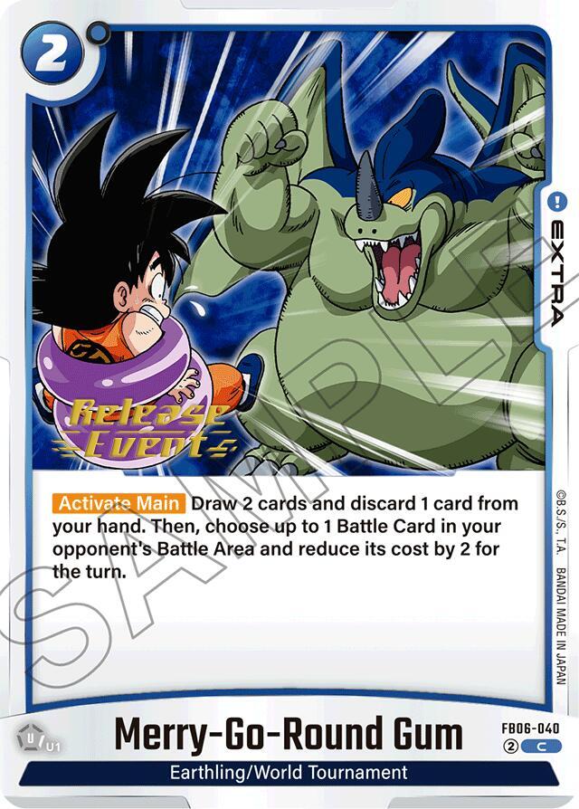 DBS Fusion World: Rivals Clash Release Event Cards Singles