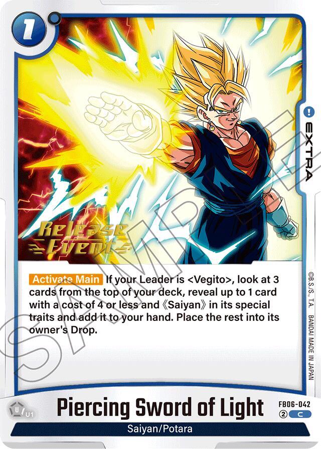 DBS Fusion World: Rivals Clash Release Event Cards Singles