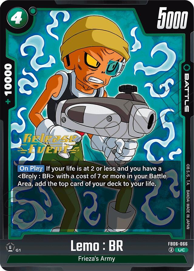 DBS Fusion World: Rivals Clash Release Event Cards Singles