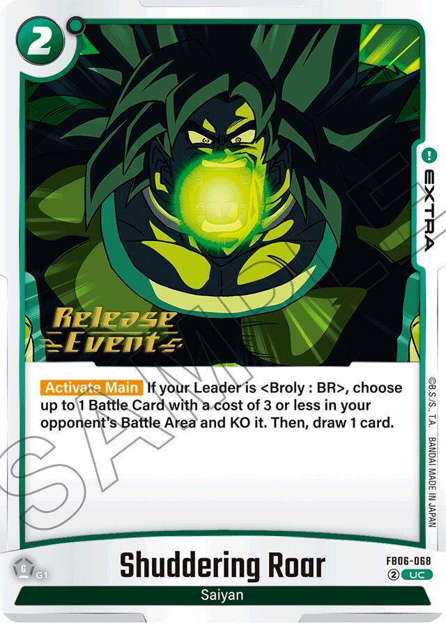 DBS Fusion World: Rivals Clash Release Event Cards Singles