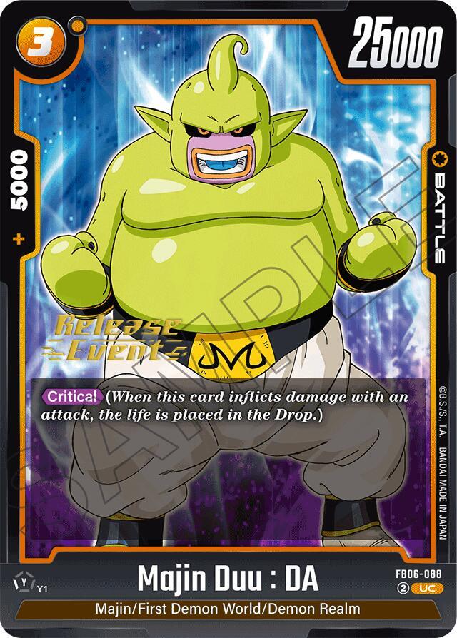 DBS Fusion World: Rivals Clash Release Event Cards Singles