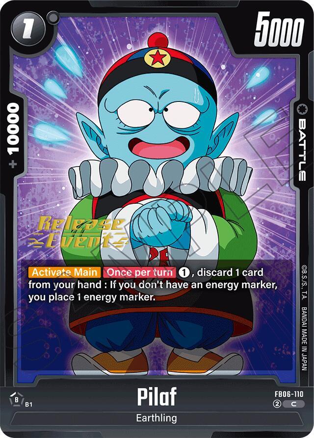 DBS Fusion World: Rivals Clash Release Event Cards Singles