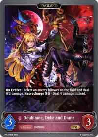 Doublame, Duke and Dame (Evolved) | Shadowverse: Evolve Promo Cards | Promo | Normal | #PR-216EN