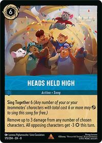 Heads Held High 175/204 Rare