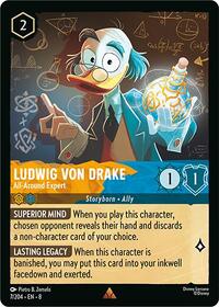 Ludwig Von Drake - All-Around Expert 7/204 Rare