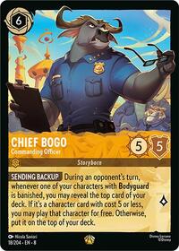 Chief Bogo- Commanding Officer 18/204 Legendary