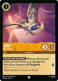 Joey - Blue Pigeon 36/204 Common
