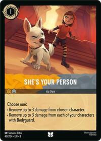 She's Your Person 40/204 Uncommon