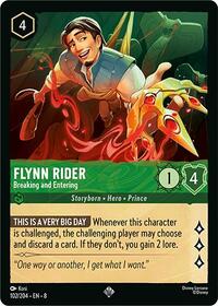 Flynn Rider - Breaking and Entering 102/204 Super Rare