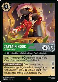 Captain Hook - The Pirate King 109/204 Rare