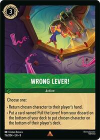Wrong Lever! 116/204 Rare