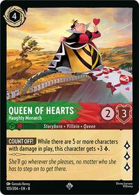 Queen of Hearts - Haughty Monarch 105/204 Super Rare