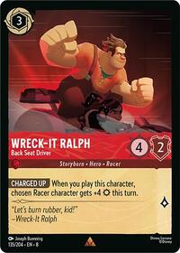 Wreck-It Ralph - Back Seat Driver 135/204 Rare