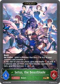 Setus, the Beastblade (Evolved) | Shadowverse: Evolve Promo Cards | Promo | Normal | #PR-212EN