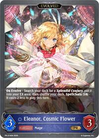 Eleanor, Cosmic Flower (Evolved) - PR-214 | Shadowverse: Evolve Promo Cards | Promo | Normal | #PR-214EN
