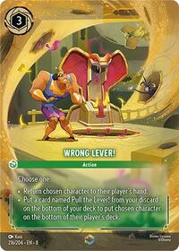 Wrong Lever! (Enchanted) 216/204 Enchanted Holofoil