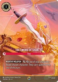 The Sword of Shan Yu (Enchanted) 219/204 Enchanted Holofoil