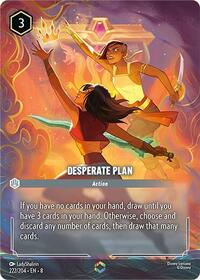 Desperate Plan (Enchanted) 222/204 Enchanted Holofoil