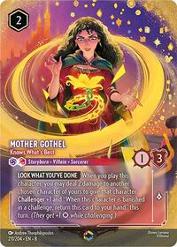 Mother Gothel - Knows What's Best (Enchanted) 211/204 Enchanted Holofoil