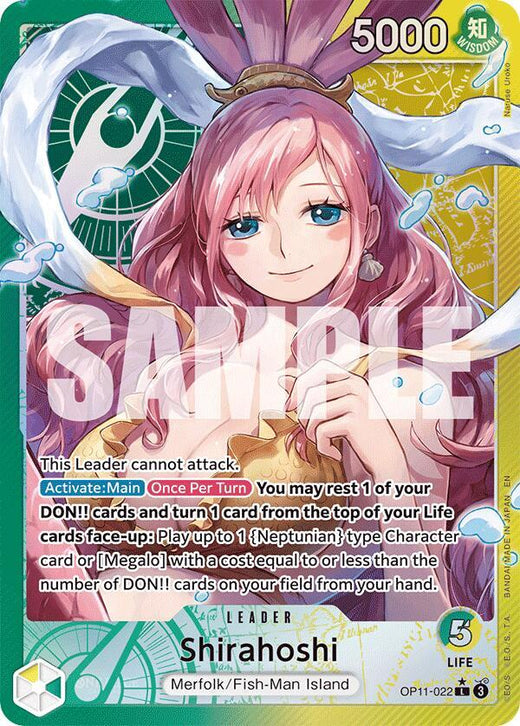 Shirahoshi (022) (Alternate Art) OP11-022 L Foil