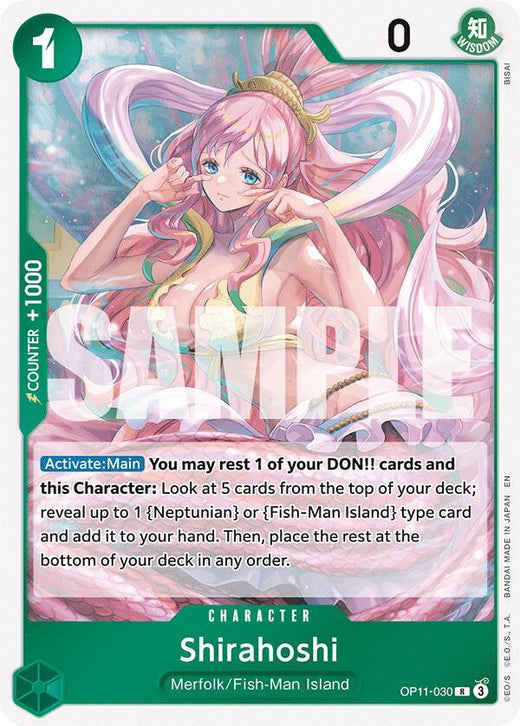 Shirahoshi (030) OP11-030 R Foil