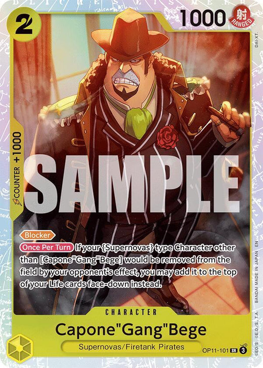 Capone"Gang"Bege (101) OP11-101 SR Foil