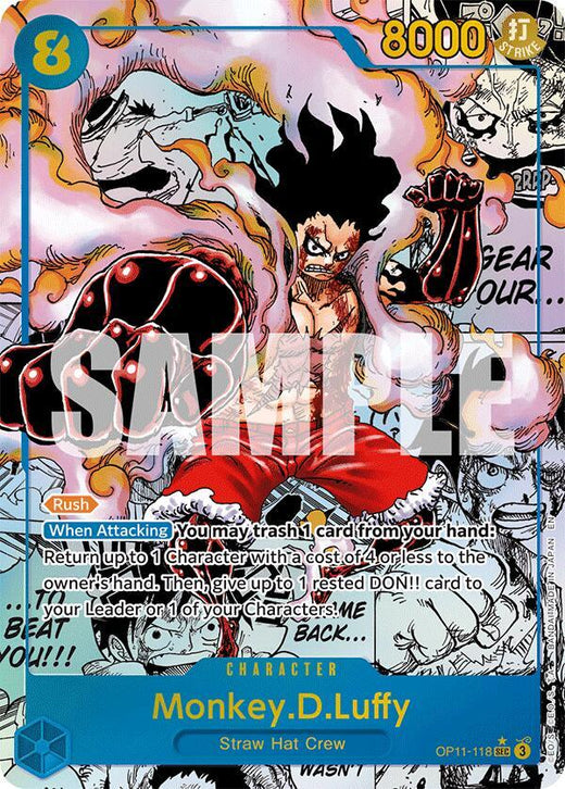 Monkey.D.Luffy (118) (Manga) OP11-118 SEC Foil