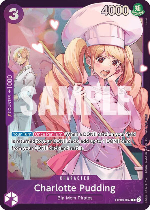 Charlotte Pudding (Store Treasure Cup 2025) OP08-067 R Foil