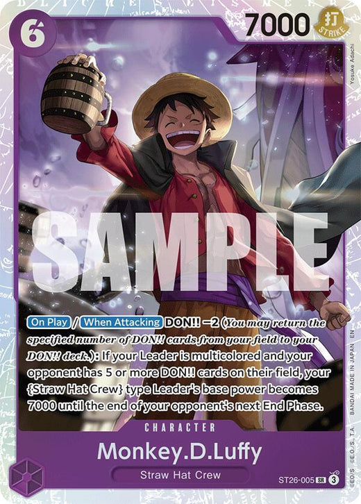 Monkey.D.Luffy (ST26-005) ST26-005 SR Foil