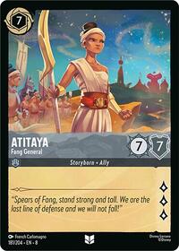 Atitaya - Fang General 181/204 Uncommon