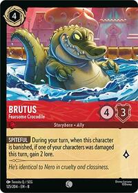 Brutus - Fearsome Crocodile (Foil) 125/204 Common Cold Foil