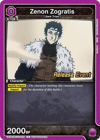 Zenon Zogratis (020) | UE08BT: Black Clover Release Event Cards | Common | Normal | #UEPR/BCV-1-020