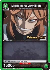 Mereoleona Vermillion (040) | UE08BT: Black Clover Release Event Cards | Common | Normal | #UEPR/BCV-1-040