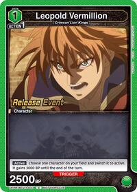 Leopold Vermillion | UE08BT: Black Clover Release Event Cards | Common | Normal | #UEPR/BCV-1-043