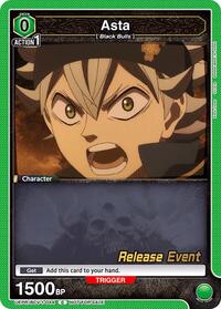 Asta (044) | UE08BT: Black Clover Release Event Cards | Common | Normal | #UEPR/BCV-1-044