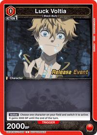 Luck Voltia (089) | UE08BT: Black Clover Release Event Cards | Common | Normal | #UEPR/BCV-1-089