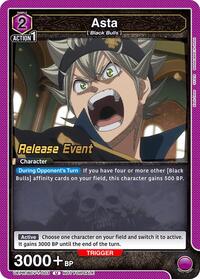 Asta (003) | UE08BT: Black Clover Release Event Cards | Uncommon | Normal | #UEPR/BCV-1-003