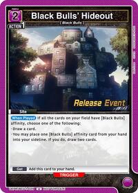 Black Bulls' Hideout | UE08BT: Black Clover Release Event Cards | Uncommon | Normal | #UEPR/BCV-1-029