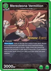 Mereoleona Vermillion (041) | UE08BT: Black Clover Release Event Cards | Uncommon | Normal | #UEPR/BCV-1-041