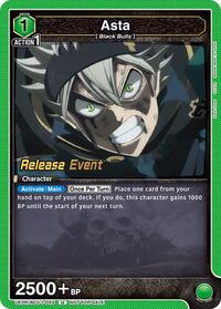 Asta (045) | UE08BT: Black Clover Release Event Cards | Uncommon | Normal | #UEPR/BCV-1-045