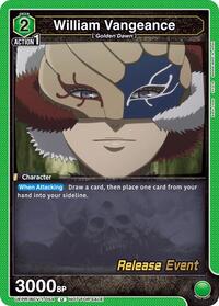 William Vangeance | UE08BT: Black Clover Release Event Cards | Uncommon | Normal | #UEPR/BCV-1-054