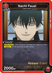 Nacht Faust (078) | UE08BT: Black Clover Release Event Cards | Uncommon | Normal | #UEPR/BCV-1-078