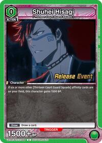 Shuhei Hisagi | UEX01BT: BLEACH: Thousand-Year Blood War Vol.2 Release Event Cards | Common | Normal | #UEPR/BLC-2-068